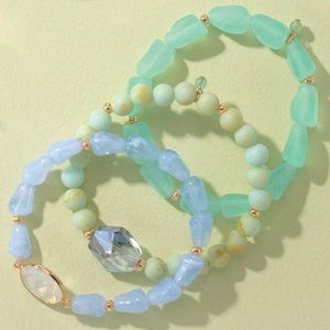 Cool Pastels Stretch Bracelet Set Avon